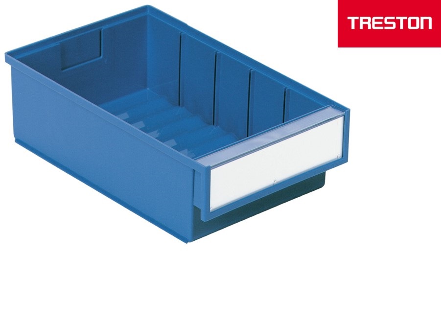 Shelf bin 300x186x82 mm, 3020 blue - Storit