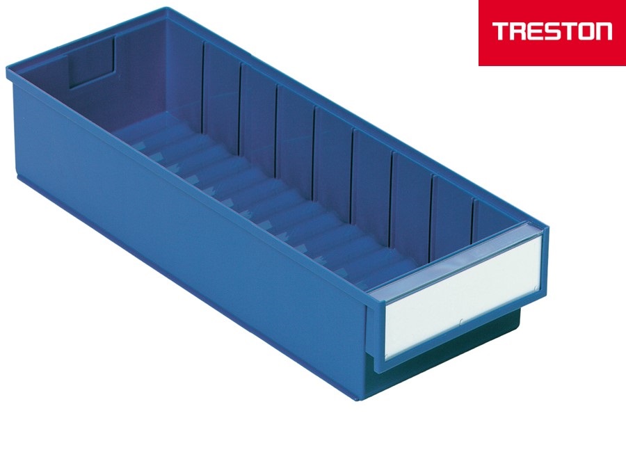 Shelf bin 500x186x82 mm, 5020 blue - Storit