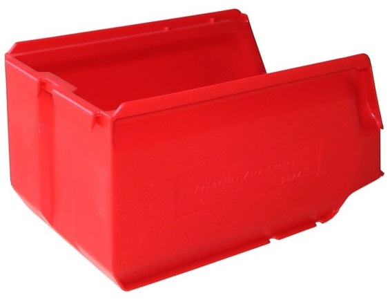 Storage bin 500x310x200 mm, red - Storit