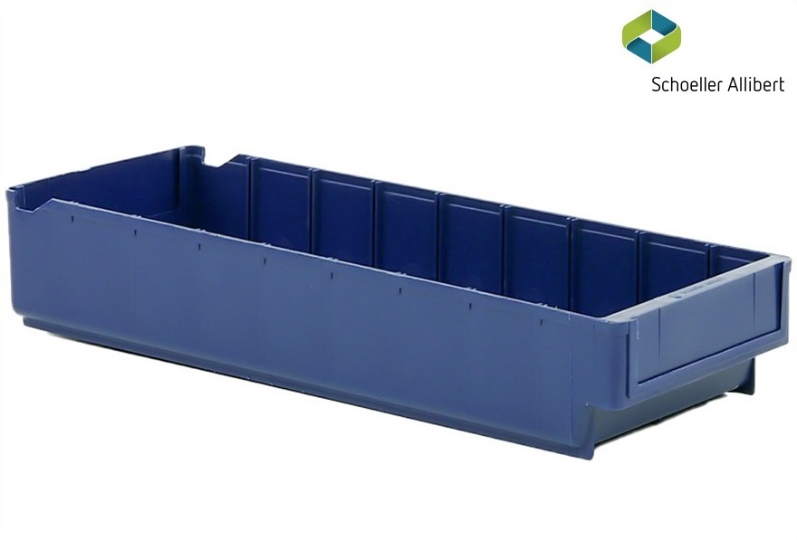 Shelf bin 500x188x80 mm, blue - Storit