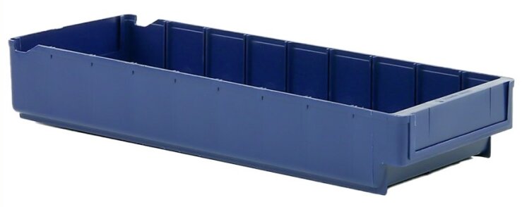 Shelf bin 500x188x80 mm, blue - Storit