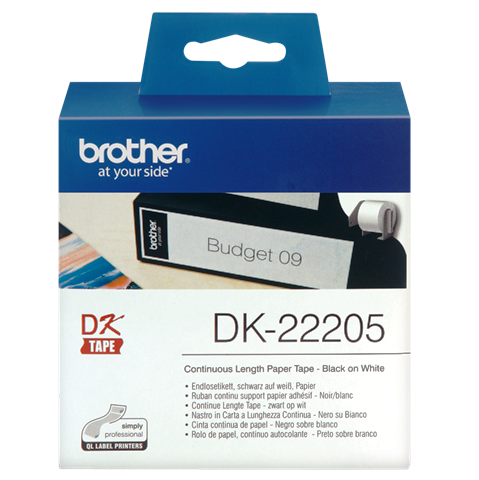 DK-22205 paper stickers, 62 mm x 30.5 m - Storit