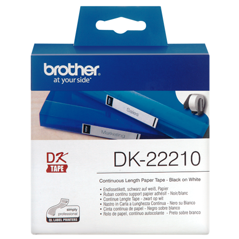 DK-22210 paper stickers, 29 mm x 30.5 m - Storit
