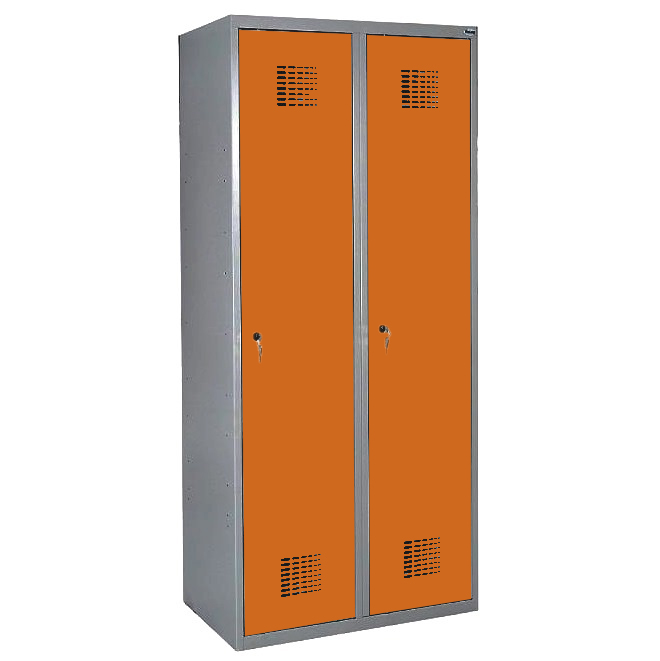 Wardrobe locker 2x300mm, RAL7035/2004 - Storit