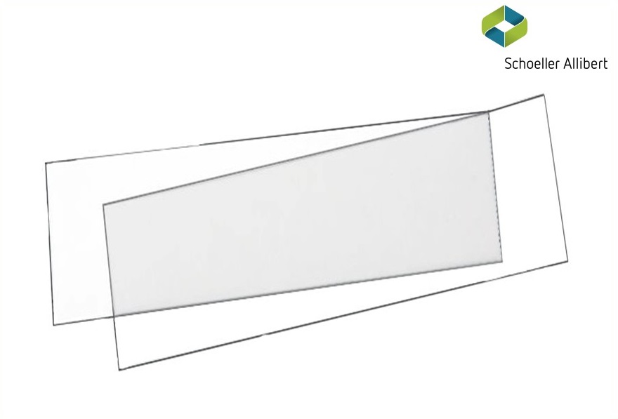 Etiketti ja liimautuva suoja Schoeller laatikkoihin leveyksellä 230 mm - Storit