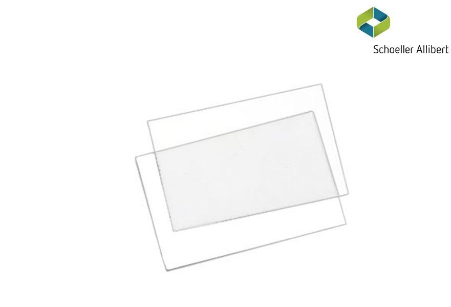 Self-adhesive label holder for Scholler bins in 94 mm width - Storit