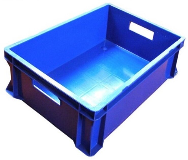 Muovilaatikko Euro 600x400x150 mm, Virgin sininen - Storit