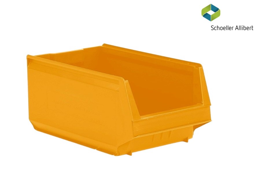 Storage bin 350x206x200 mm, yellow - Storit