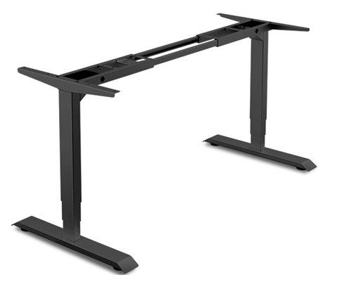 Electrically adjustable table leg 620-1270 mm, black - Storit