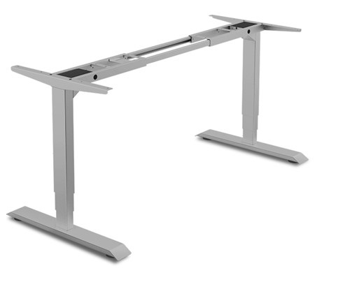 Electrically adjustable table leg 620-1270 mm, grey - Storit