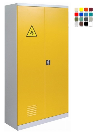 Chemical cabinet Storit 201s24 1990x1000x540 mm, RAL7035/1023 - Storit