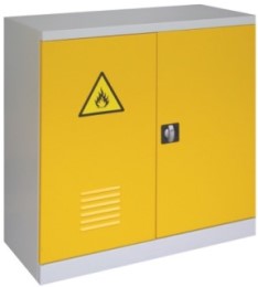 Chemical storage cabinet 101s1 1040x1000x540 mm, RAL7035/1023 - Storit
