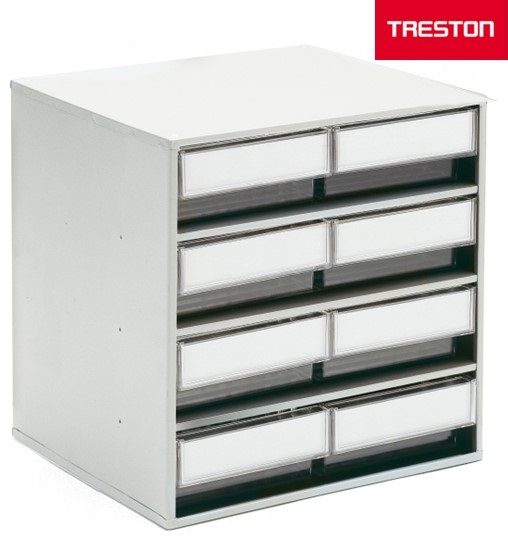 Shelf bin cabinet 300x400x395 mm, 0830 crystal clear - Storit
