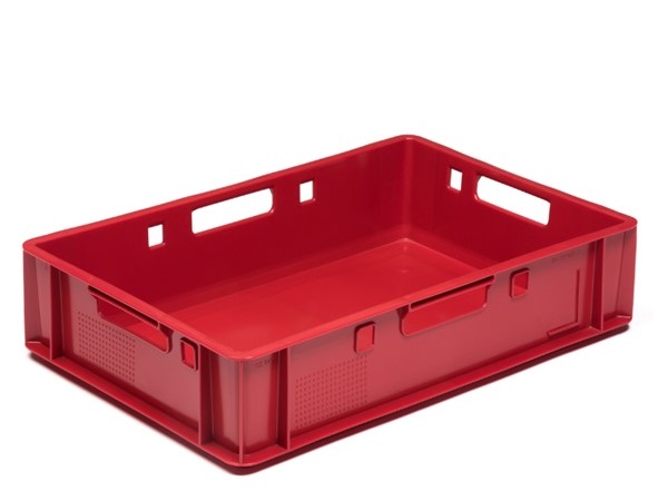 Eurolaatikko 600x400x125 mm, punainen - Storit