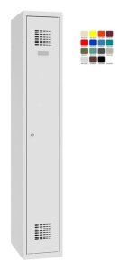 Wardrobe locker 1×300 mm, RAL7035/7035 - Storit