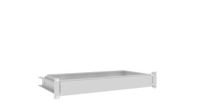Frame drawer 600 mm for Storit Sbm M filing cabinet, RAL7035 - Storit