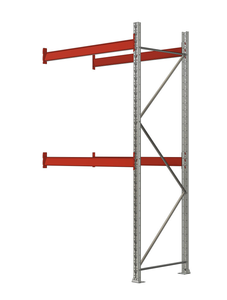 Pallet rack Bränne3500x1850x1100mm, extension (2x2250kg) - Storit