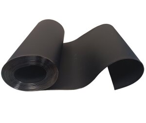 PVC 300×2 mm, läbipaistmatu must ~4,3 m - Storit
