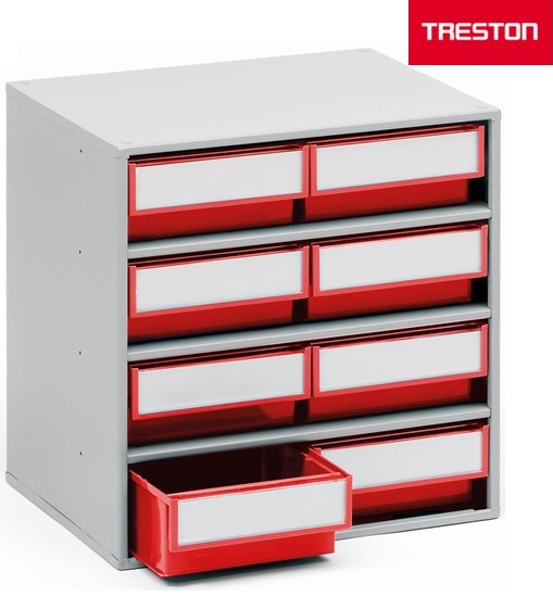 Шкаф для cкладскиx коробок 300x400x395 мм, 0830 красный - Storit