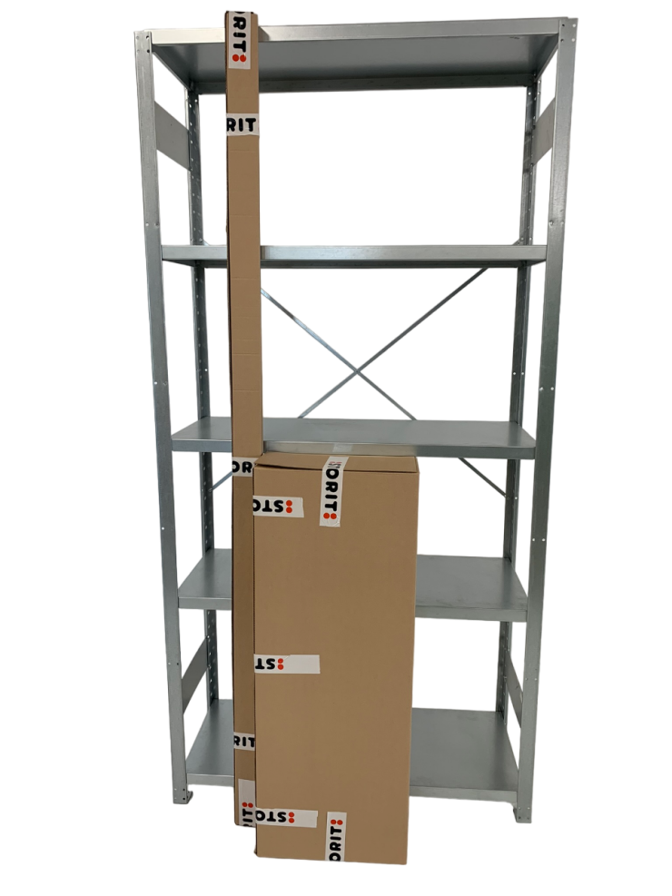 Light cargo shelf STORIT packaged 600x1000xH2100mm (Extension) - Storit
