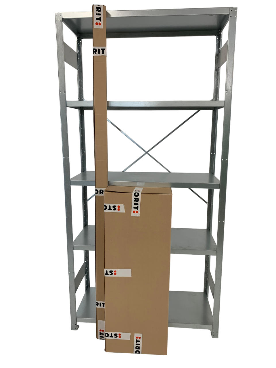 Light cargo shelf STORIT XL packaged 600x1000xH2100mm (Main part) - Storit