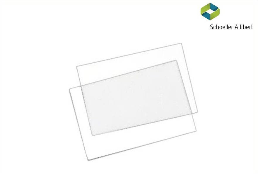 Self-adhesive label holder for Scholler bins in 115 mm width - Storit