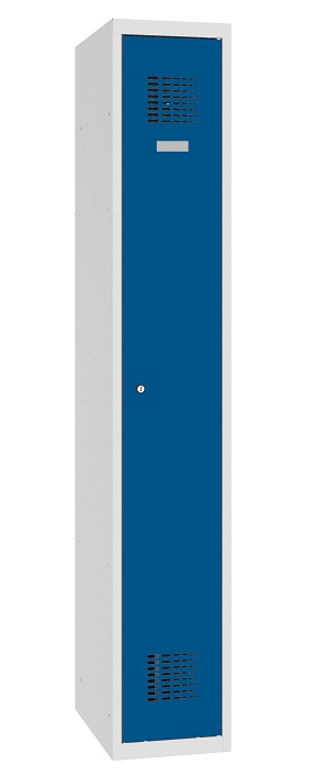 Wardrobe locker Storit 1×300 mm, RAL7035/5010 - Storit