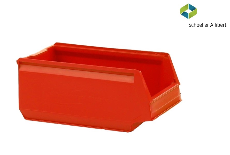Storage bin 350x206x150 mm, red - Storit