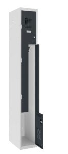 Riidekapp Storit S-uksega 1×300 mm, RAL7035/7016 - Storit