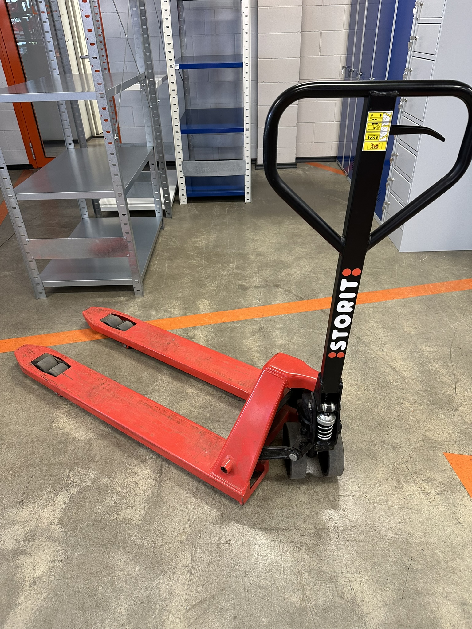 Pallet truck 1150mm Storit 2500kg P/PP, tandem - Storit