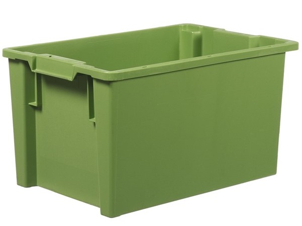 Transport box Tellus 600x400x350 mm, green - Storit