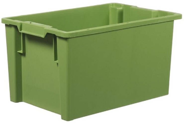 Transport box Tellus 600x400x350 mm, green - Storit