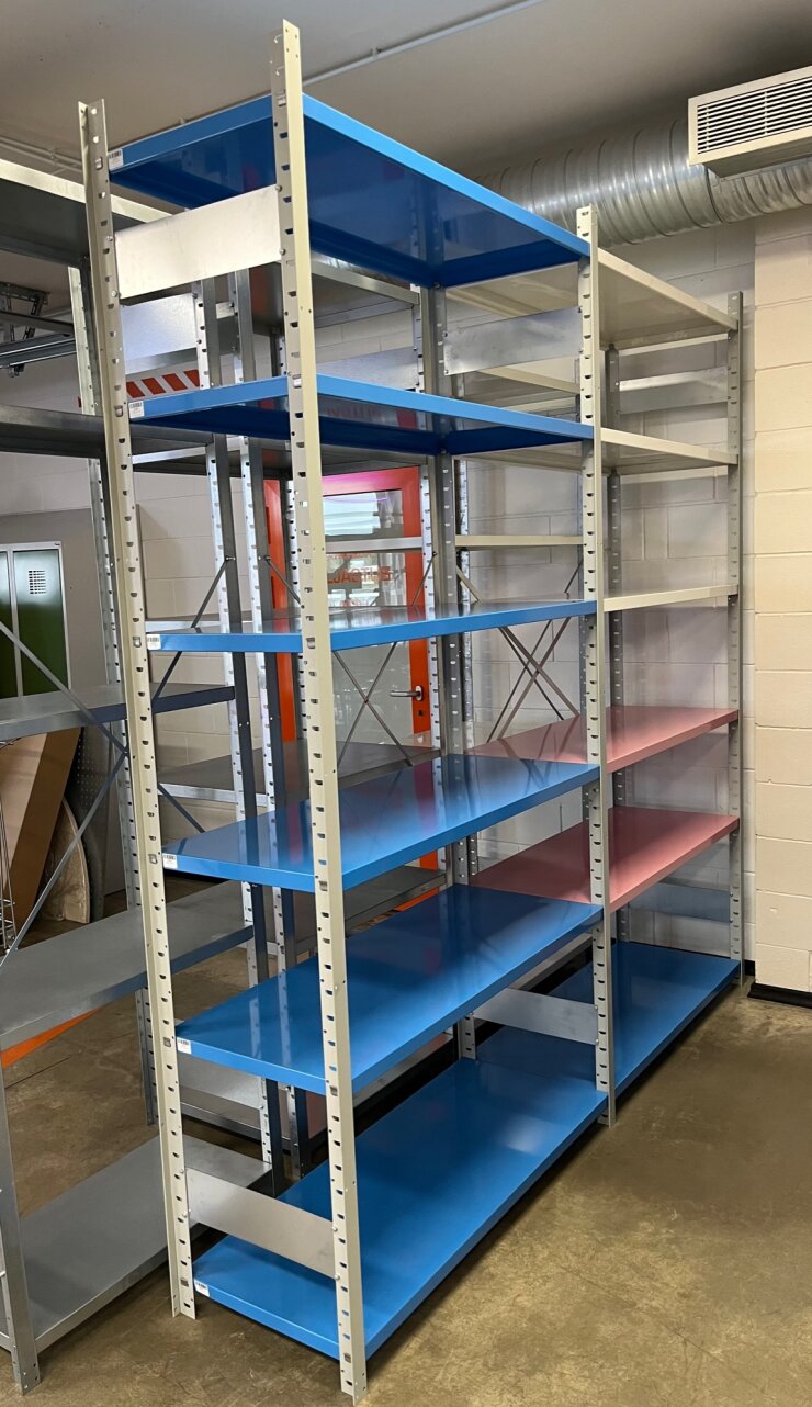 Kergkaubariiul 500x1170x2500mm(slk), KASUTATUD (6 tasapinda, 2 sektsiooni) - Storit