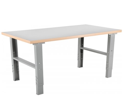 Työpöytä ESW 2000x800x740-1015 mm, laminaattipäällys - Storit
