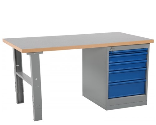 Työpöytä ESW 2000x800x903 mm, laminaattipäällys - Storit