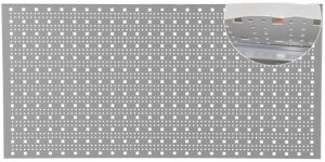 Perfopaneel 1950×900 mm, hall, defektiga - Storit