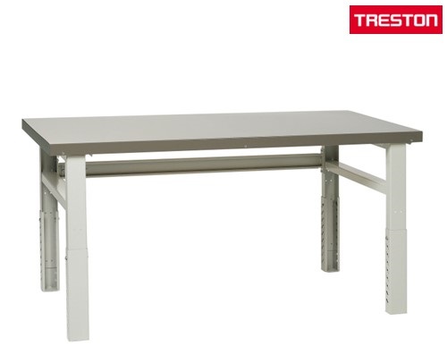 Työpöytä 2000×750 mm, korkeussäädettävä, teräspäällinen 1,5mm - Storit