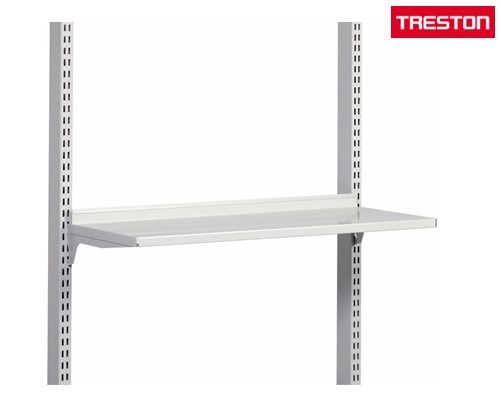 Shelf M900x400 mm for upright frame and tube, steel - Storit