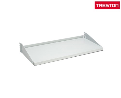 Tiltable shelf M750x400 mm for upright frame and tube, steel - Storit