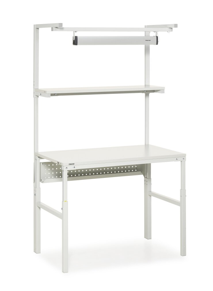 Töölaud riiuliga TPH915 1500×900 mm, reguleeritava kõrgusega - Storit