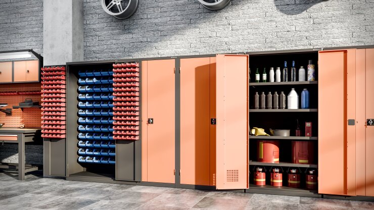 Keemiakapp Storit 210/5-25pa 1990x1000x500 mm, RAL7035/1023 - Storit