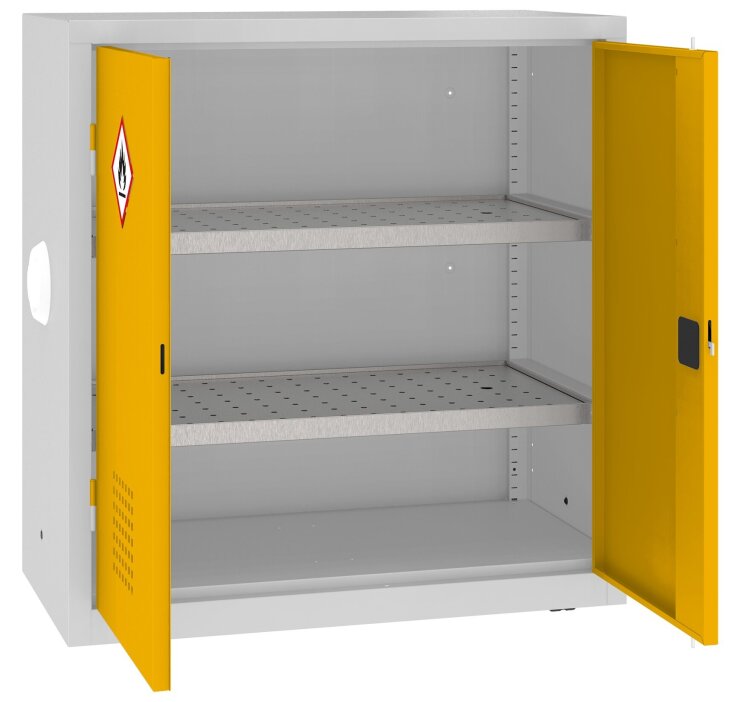 Шкаф для химикатов Storit 110/5-24pa 1040x1000x500 mm, RAL7035/1023 - Storit